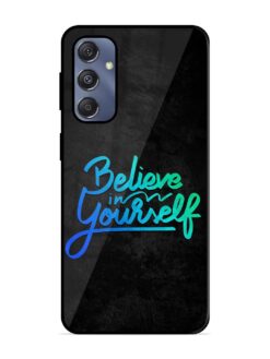 Believe In Yourself Glossy Metal Phone Cover for Samsung Galaxy S23 Fe (5G)