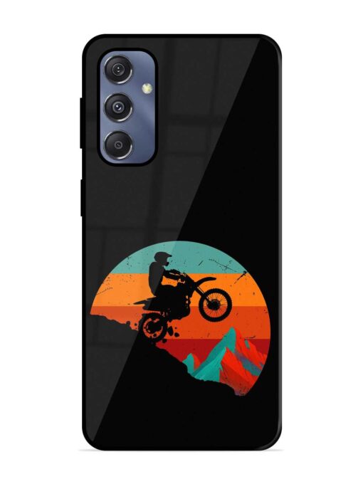 Mountain Bike Glossy Metal Phone Cover for Samsung Galaxy S23 Fe (5G) Zapvi