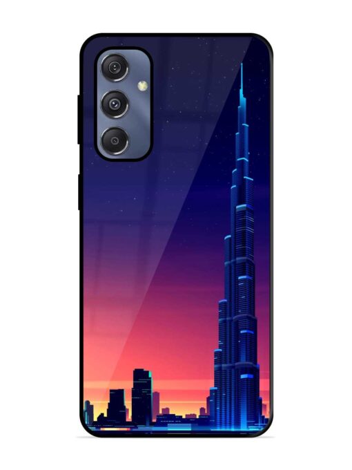 Burj Khalifa Abstract Glossy Metal Phone Cover for Samsung Galaxy S23 Fe (5G) Zapvi