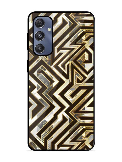 Technology Geometric Seamless Glossy Metal Phone Cover for Samsung Galaxy S23 Fe (5G) Zapvi