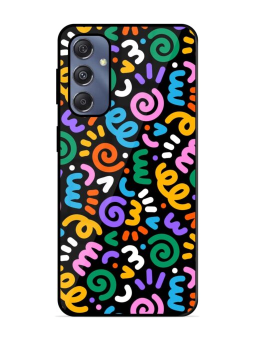 Colorful Seamless Vector Glossy Metal Phone Cover for Samsung Galaxy S23 Fe (5G) Zapvi