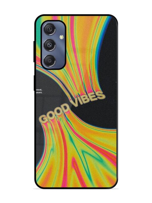 Good Vibes Glossy Metal Phone Cover for Samsung Galaxy S23 Fe (5G) Zapvi