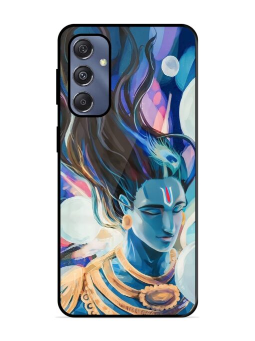 Bhagwan Sri Krishna Glossy Metal Phone Cover for Samsung Galaxy S23 Fe (5G) Zapvi