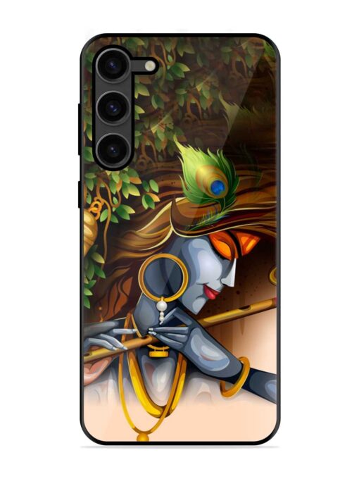 Krishna Glossy Metal Phone Cover for Samsung Galaxy S23 Plus (5G) Zapvi