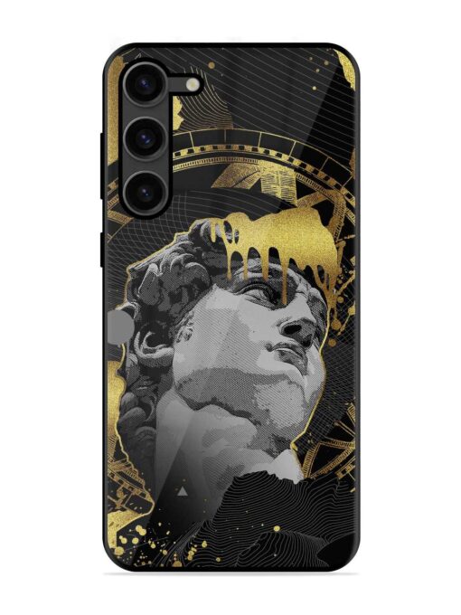 Roman Face Glossy Metal Phone Cover for Samsung Galaxy S23 Plus (5G) Zapvi