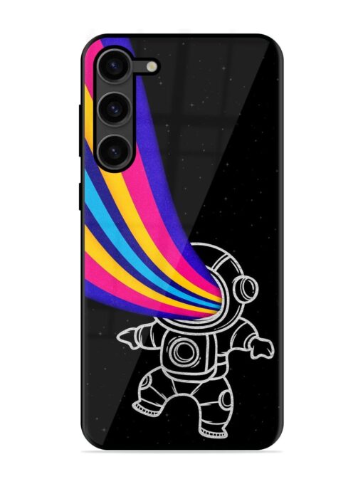 Astronaut Glossy Metal TPU Phone Cover for Samsung Galaxy S23 Plus (5G) Zapvi