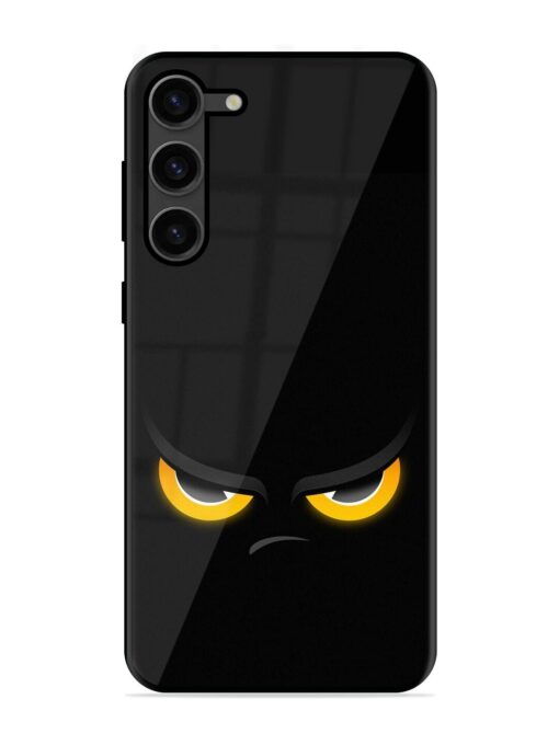 Scary Yellow Eye Glossy Metal TPU Phone Cover for Samsung Galaxy S23 Plus (5G) Zapvi