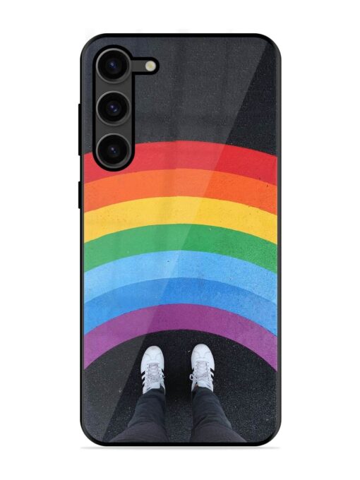 Legs Rainbow Glossy Metal TPU Phone Cover for Samsung Galaxy S23 Plus (5G) Zapvi