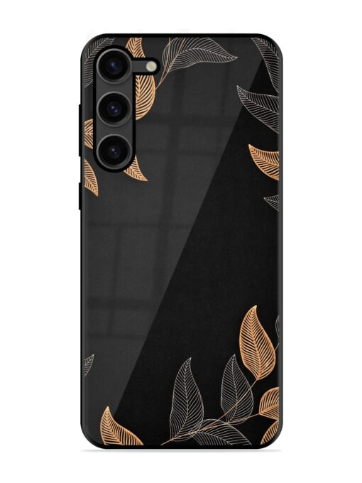 Foliage Art Glossy Metal Phone Cover for Samsung Galaxy S23 Plus (5G) Zapvi