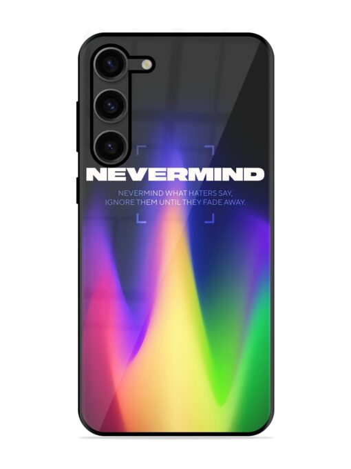 Nevermind Glossy Metal Phone Cover for Samsung Galaxy S23 Plus (5G) Zapvi