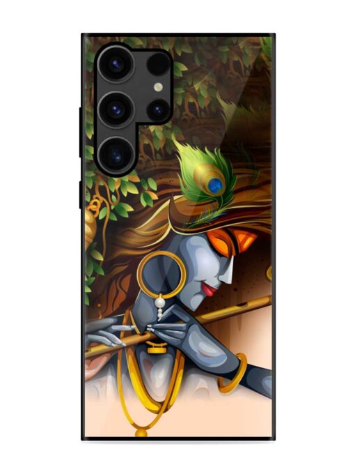 Krishna Glossy Metal Phone Cover for Samsung Galaxy S23 Ultra Zapvi