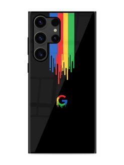 Google Logo Glossy Metal Phone Cover for Samsung Galaxy S23 Ultra