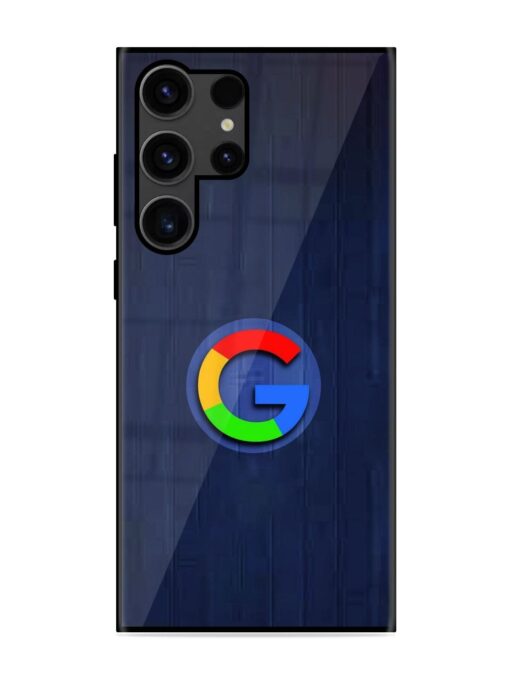 Google Logo Printed Glossy Metal TPU Phone Cover for Samsung Galaxy S23 Ultra Zapvi