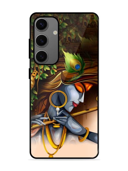 Krishna Glossy Metal Phone Cover for Samsung Galaxy S24 (5G) Zapvi