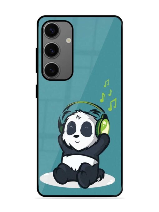 Music Panda Glossy Metal Phone Cover for Samsung Galaxy S24 (5G) Zapvi