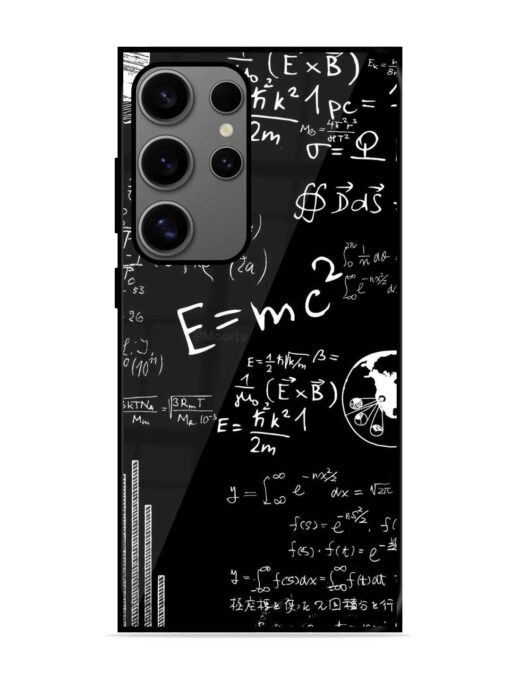 E=Mc2 Mass?Energy Equivalence Glossy Metal Phone Cover for Samsung Galaxy S24 Ultra (5G) Zapvi