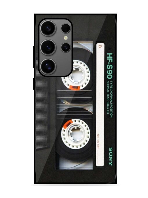 Sony Hf-S90 Cassette Glossy Metal Phone Cover for Samsung Galaxy S24 Ultra (5G) Zapvi