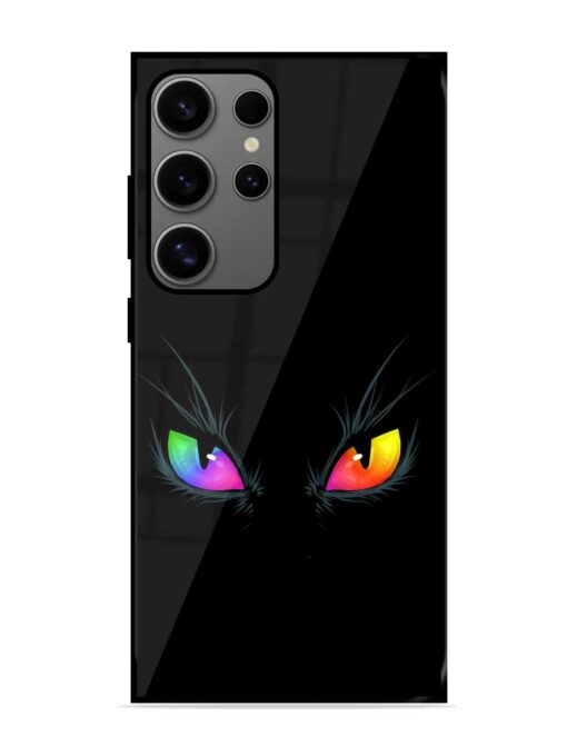 Cat Eyes Glossy Metal Phone Cover for Samsung Galaxy S24 Ultra (5G) Zapvi