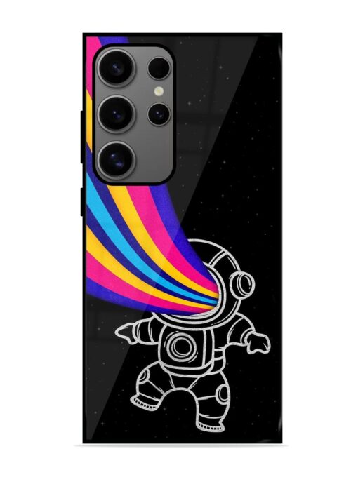 Astronaut Glossy Metal TPU Phone Cover for Samsung Galaxy S24 Ultra (5G) Zapvi