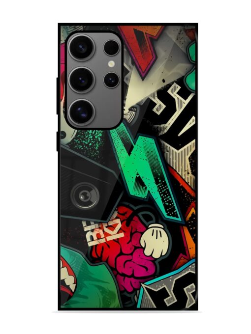 Graffiti Art Glossy Metal Phone Cover for Samsung Galaxy S24 Ultra (5G) Zapvi