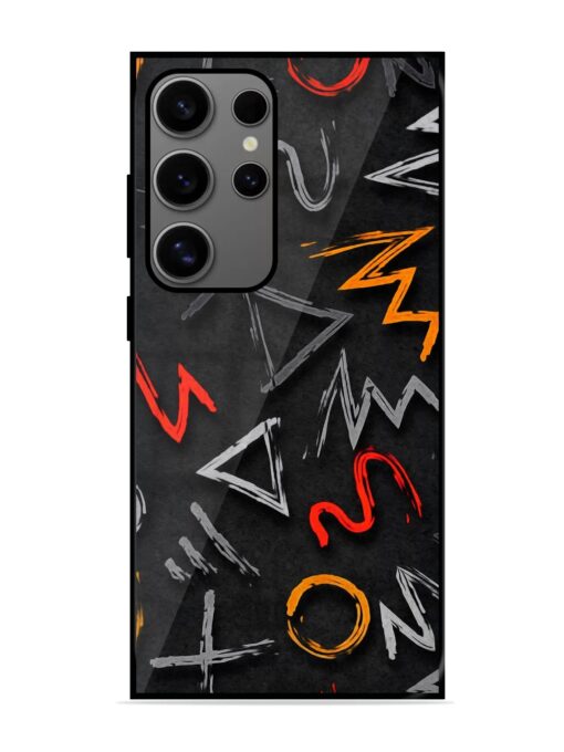 Grungy Graffiti Glossy Metal Phone Cover for Samsung Galaxy S24 Ultra (5G) Zapvi