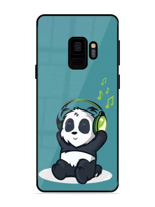 Music Panda Glossy Metal Phone Cover for Samsung Galaxy S9 Zapvi