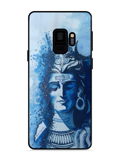 Shiv Art Glossy Metal Phone Cover for Samsung Galaxy S9 Zapvi