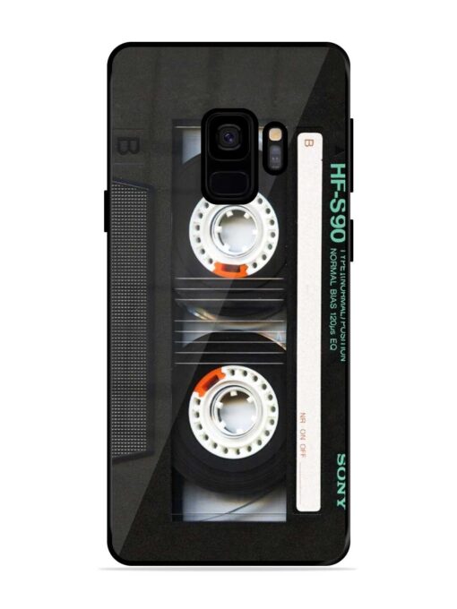 Sony Hf-S90 Cassette Glossy Metal Phone Cover for Samsung Galaxy S9 Zapvi