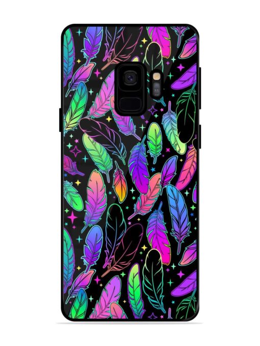 Bright Multi Colored Seamless Glossy Metal Phone Cover for Samsung Galaxy S9 Zapvi