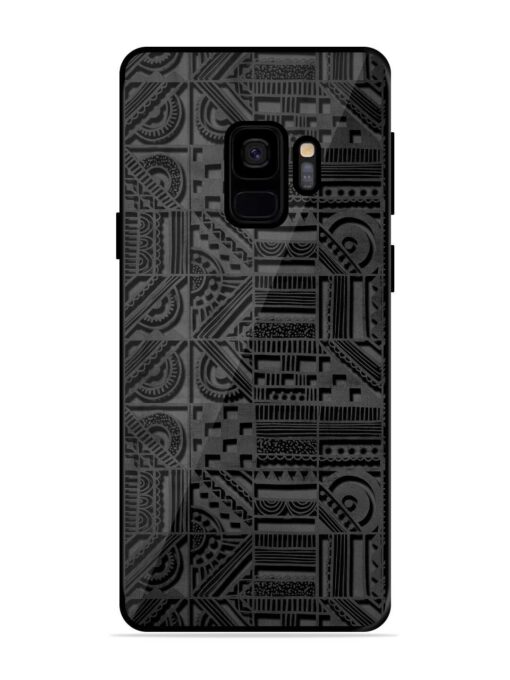 Seamless Pattern Glossy Metal Phone Cover for Samsung Galaxy S9 Zapvi