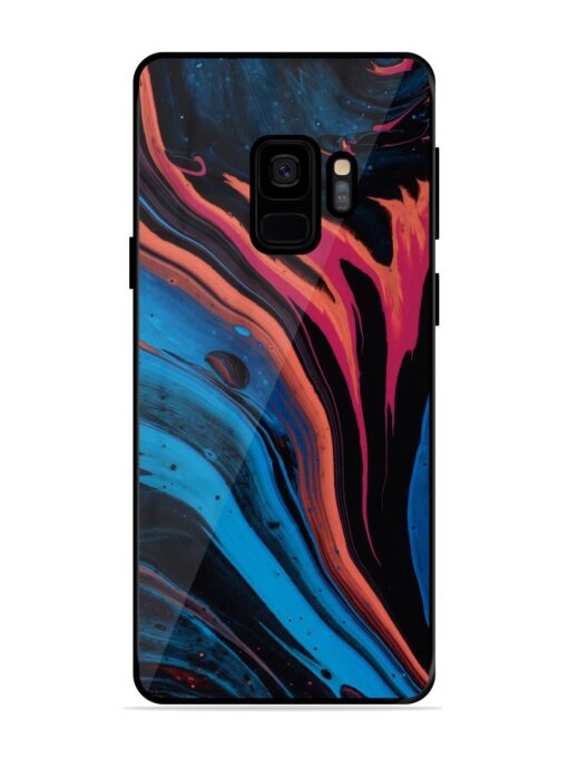 Liquefied Art Glossy Metal TPU Phone Cover for Samsung Galaxy S9