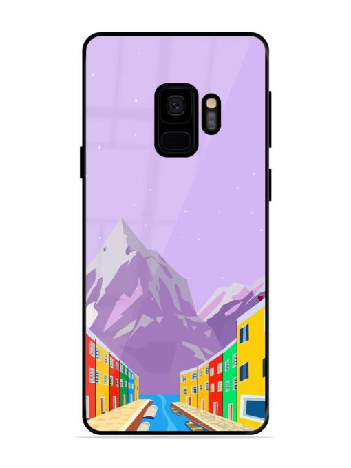 Venice City Illustration Glossy Metal Phone Cover for Samsung Galaxy S9 Zapvi