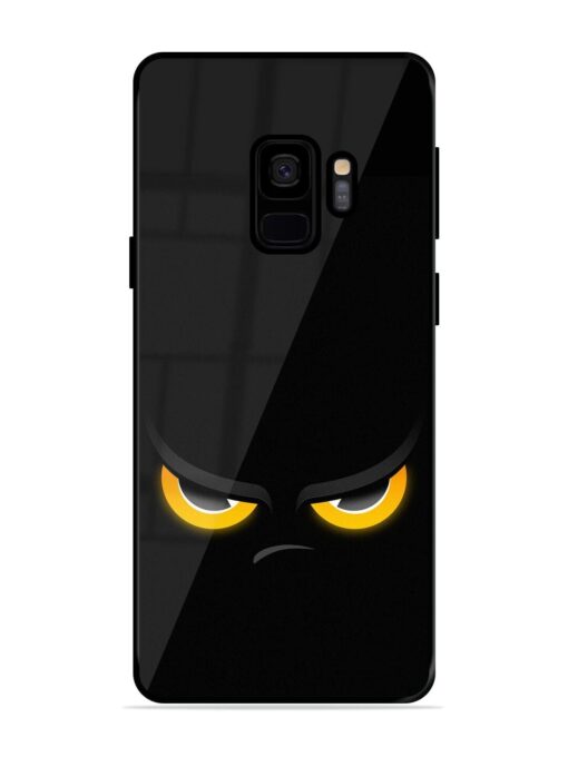 Scary Yellow Eye Glossy Metal TPU Phone Cover for Samsung Galaxy S9 Zapvi