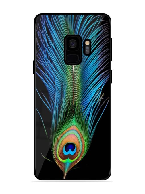 Peacock Feather Glossy Metal TPU Phone Cover for Samsung Galaxy S9 Zapvi