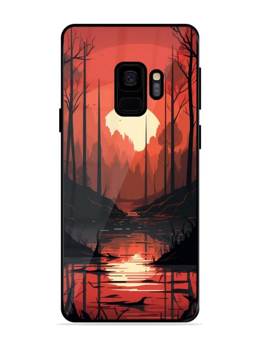 Natural Landscape Glossy Metal Phone Cover for Samsung Galaxy S9 Zapvi