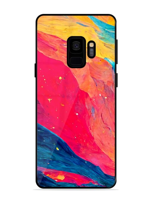 Starry Night Glossy Metal Phone Cover for Samsung Galaxy S9 Zapvi