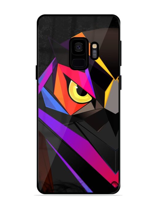 Wpap Owl Glossy Metal Phone Cover for Samsung Galaxy S9 Zapvi