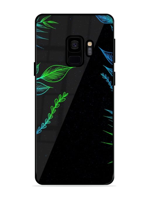 Aesthetic Neon Glossy Metal Phone Cover for Samsung Galaxy S9 Zapvi