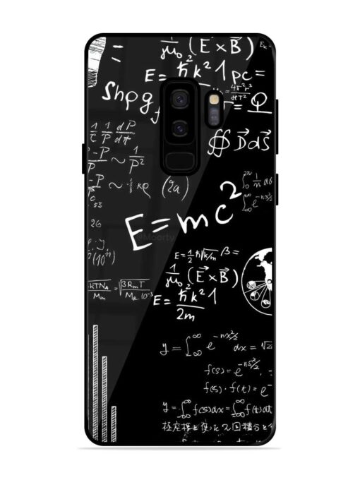 E=Mc2 Mass?Energy Equivalence Glossy Metal Phone Cover for Samsung Galaxy S9 Plus Zapvi