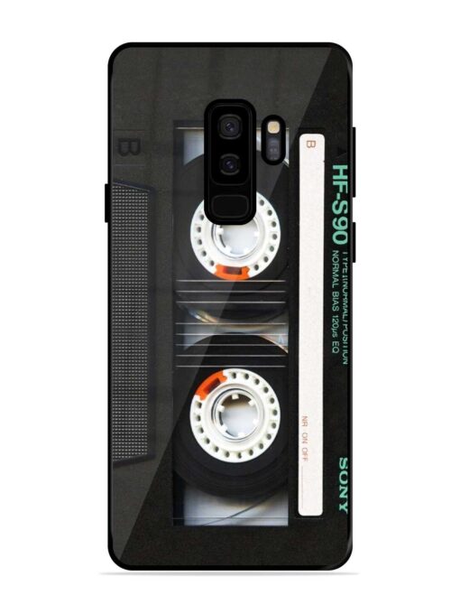 Sony Hf-S90 Cassette Glossy Metal Phone Cover for Samsung Galaxy S9 Plus Zapvi