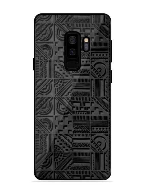 Seamless Pattern Glossy Metal Phone Cover for Samsung Galaxy S9 Plus Zapvi