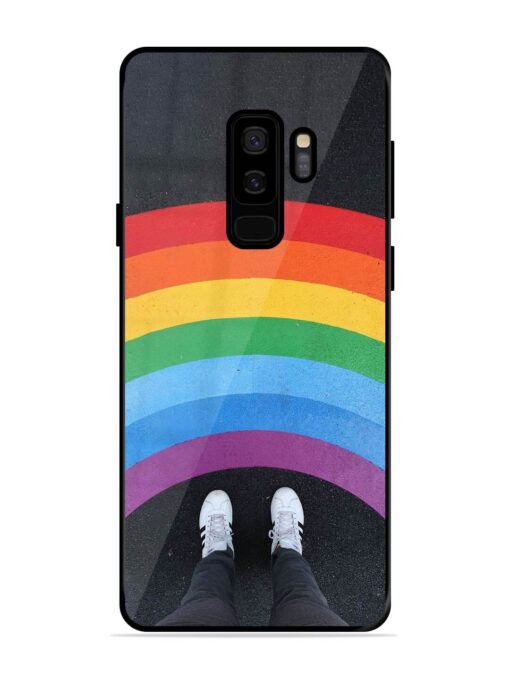 Legs Rainbow Glossy Metal TPU Phone Cover for Samsung Galaxy S9 Plus Zapvi