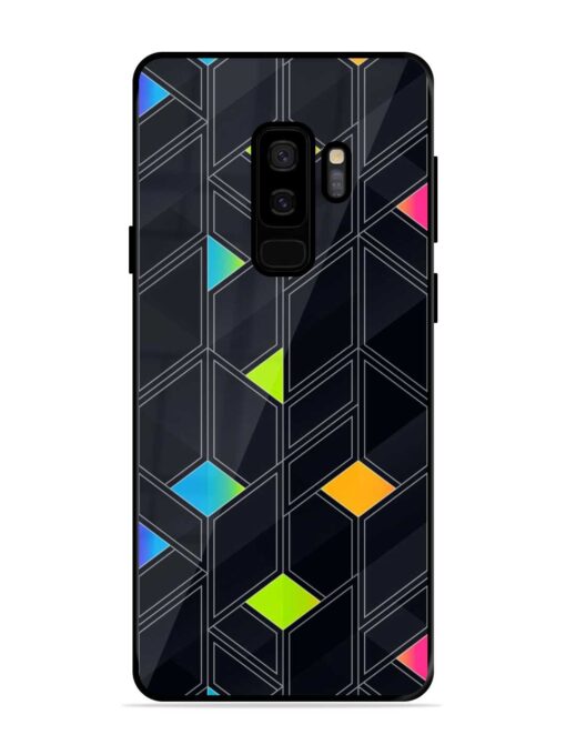 Abstract Mosaic Seamless Glossy Metal Phone Cover for Samsung Galaxy S9 Plus Zapvi