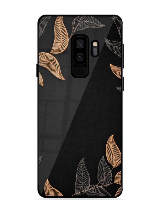 Foliage Art Glossy Metal Phone Cover for Samsung Galaxy S9 Plus Zapvi