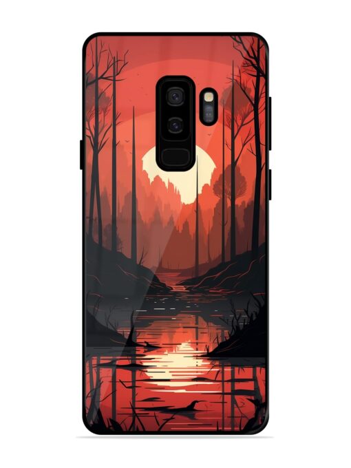 Natural Landscape Glossy Metal Phone Cover for Samsung Galaxy S9 Plus Zapvi