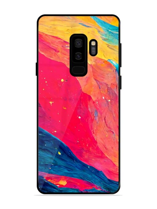 Starry Night Glossy Metal Phone Cover for Samsung Galaxy S9 Plus Zapvi