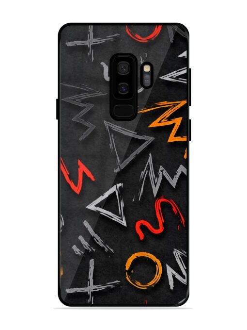 Grungy Graffiti Glossy Metal Phone Cover for Samsung Galaxy S9 Plus Zapvi