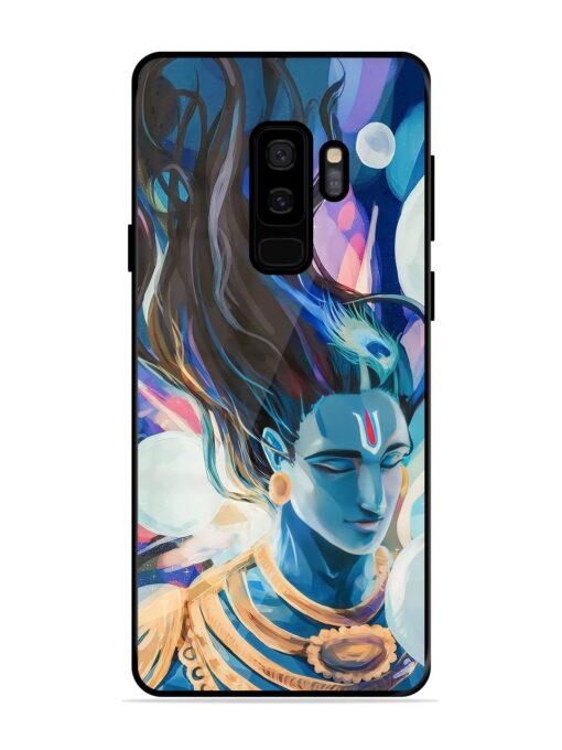 Bhagwan Sri Krishna Glossy Metal Phone Cover for Samsung Galaxy S9 Plus Zapvi