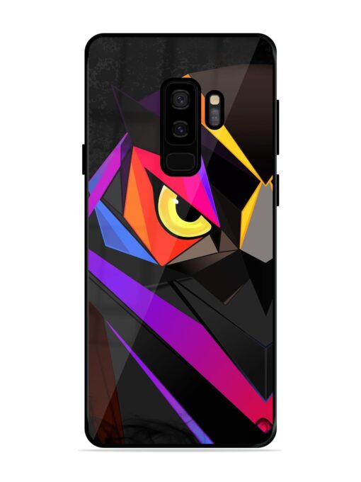 Wpap Owl Glossy Metal Phone Cover for Samsung Galaxy S9 Plus Zapvi