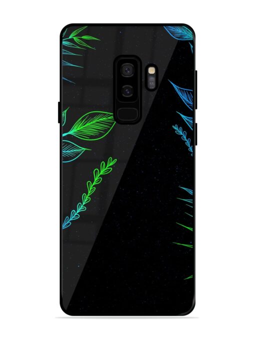 Aesthetic Neon Glossy Metal Phone Cover for Samsung Galaxy S9 Plus Zapvi